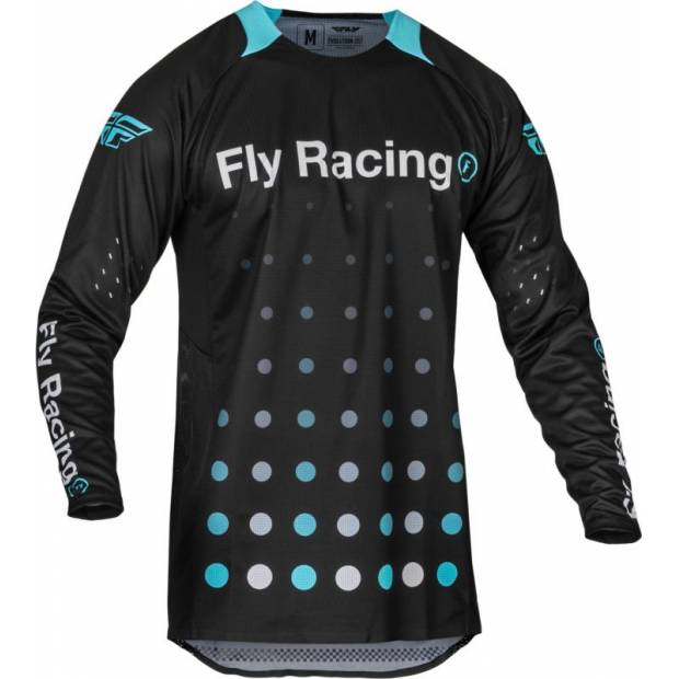 dres EVOLUTION DST. FLY RACING - USA 2024 (černá/modrá) M170-0172 FLY RACING