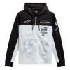 mikina H BLOCK HOODIE, ALPINESTARS (černá/bílá, vel. XL) M180-431-XL ALPINESTARS