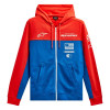 mikina H BLOCK HOODIE, ALPINESTARS (červená fluo/světle modrá, vel. 2XL) M180-432-2XL ALPINESTARS