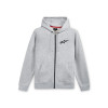 mikina AGELESS CHEST HOODIE, ALPINESTARS (šedá/černá, vel. 2XL) M180-439-2XL ALPINESTARS