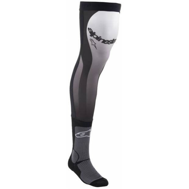 ponožky pod ortézy KNEE BRACE, ALPINESTARS (černá/bílá) 2025 M168-240 ALPINESTARS