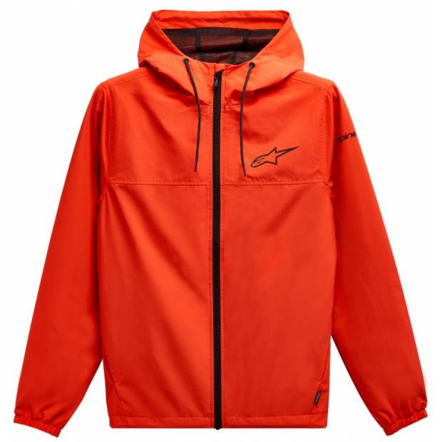 bunda TREQ WINDBRAKER, ALPINESTARS (červená fluo/černá) M181-112 ALPINESTARS