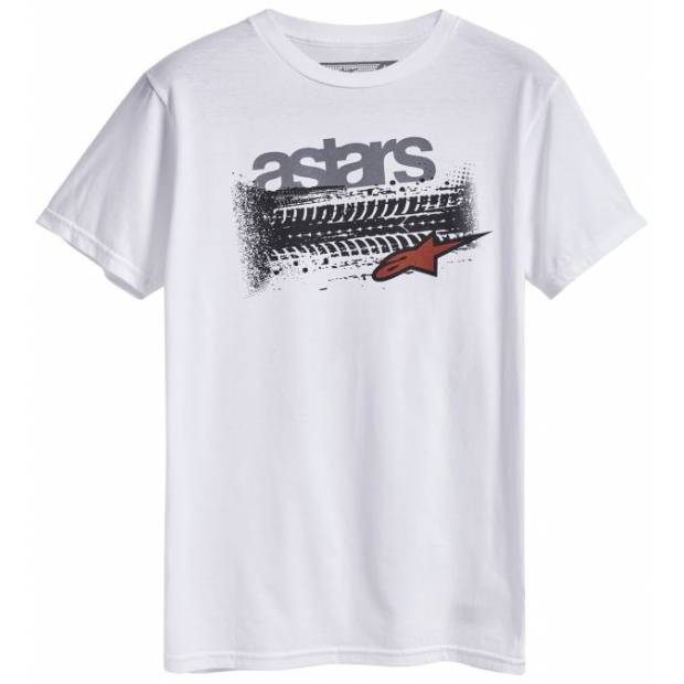 triko BURNOUT TEE, ALPINESTARS (bílá, vel. XL) M182-974-XL ALPINESTARS