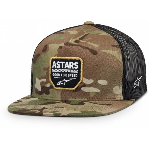 kšiltovka COVERT TRUCKER, ALPINESTARS (zelená/černá) M186-696 ALPINESTARS