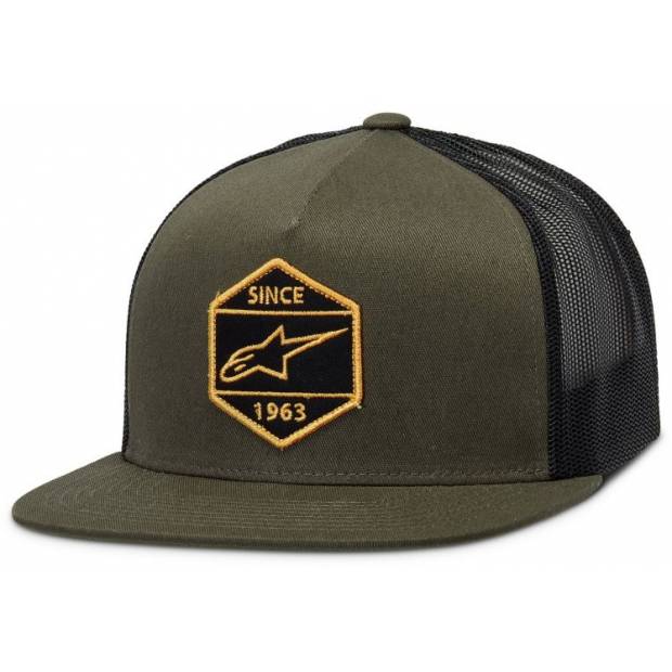 kšiltovka BOLT TRUCKER, ALPINESTARS (zelená/černá) M186-699 ALPINESTARS