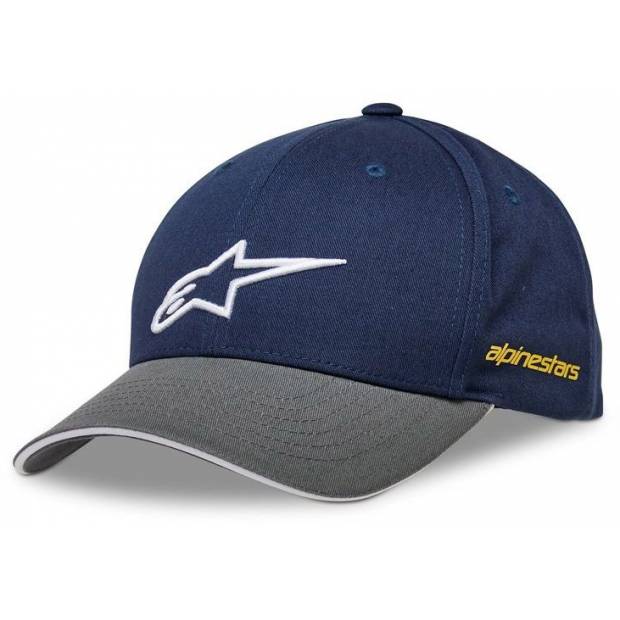 kšiltovka ROSTRUM HAT, ALPINESTARS (modrá/šedá) M186-716 ALPINESTARS