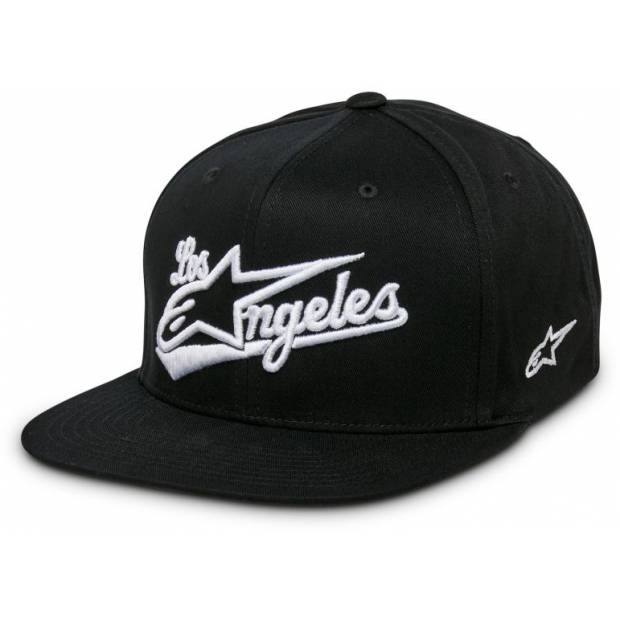 kšiltovka LOS ANGELES HAT, ALPINESTARS (černá/bílá) M186-723 ALPINESTARS