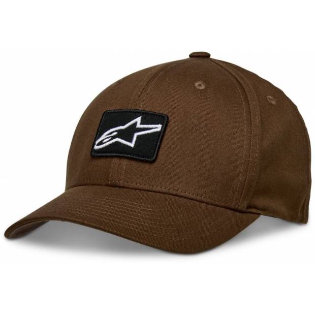 kšiltovka FILE HAT, ALPINESTARS (hnědá) M186-732 ALPINESTARS