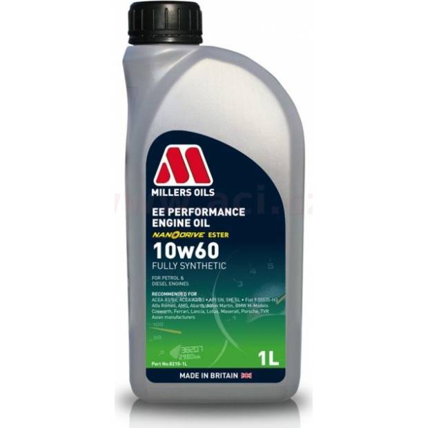 MILLERS OILS EE PERFORMANCE 10w60 1l MI 82101 MILLERS OILS