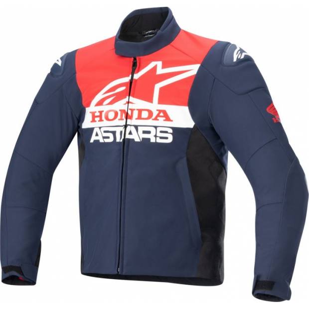 bunda SMX WATERPROOF HONDA kolekce, ALPINESTARS (modrá/černá/červená/bílá, vel. 3XL) M100-947-3XL ALPINESTARS