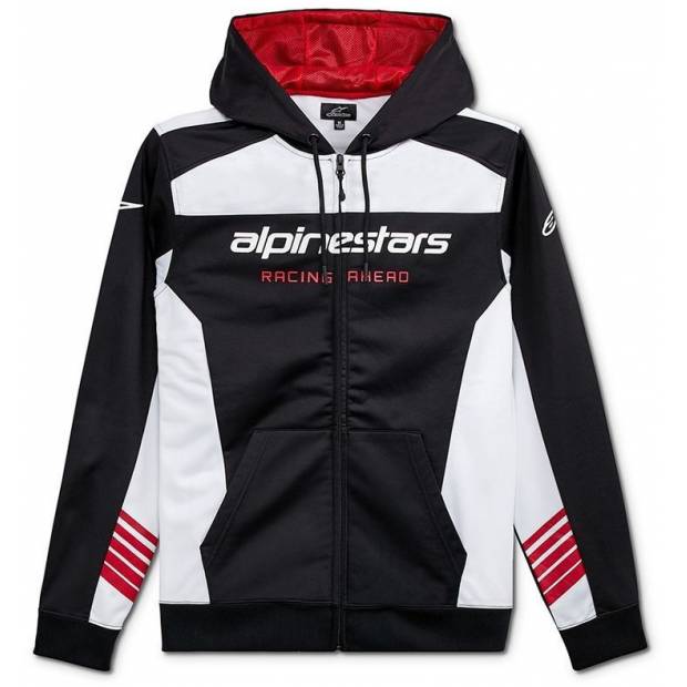 mikina SESSIONS LXE FLEECE, ALPINESTARS (černá/bílá, vel. L) M180-444-L ALPINESTARS