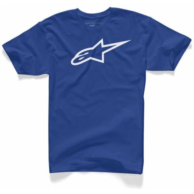 triko AGELESS CLASSIC TEE, ALPINESTARS (modrá/bílá, vel. XL) M182-957-XL ALPINESTARS