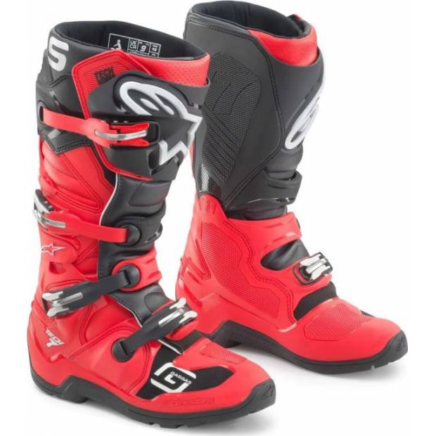 boty ALPINESTARS TECH 7 EXC, GASGAS (černá/červená) 2024 M130-560 GASGAS