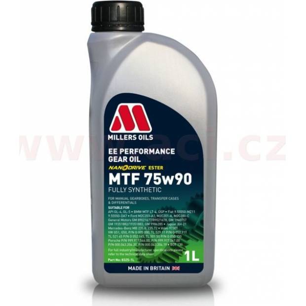 MILLERS OILS EE PERFORMANCE MTF 75w90 1l MI 83251 MILLERS OILS