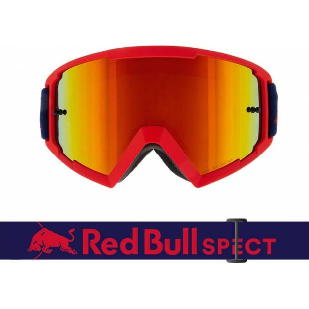 brýle WHIP, RedBull Spect (červené matné, plexi červené zrcadlové) M150-940 RED BULL SPECT