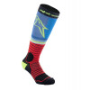 ponožky MX PRO, ALPINESTARS (černá/červená fluo/žlutá fluo/modrá, vel. L) M168-244-L ALPINESTARS