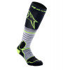 ponožky MX PRO, ALPINESTARS (černá/žlutá fluo/šedá, vel. L) M168-246-L ALPINESTARS