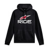 mikina RIDE 4.0, ALPINESTARS (černá/bílá/červená, vel. 2XL) M180-470-2XL ALPINESTARS