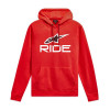 mikina RIDE 4.0, ALPINESTARS (červená/bílá/černá, vel. 2XL) M180-472-2XL ALPINESTARS