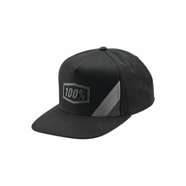 kšiltovka CORNESTONE Snapback, 100% - USA (černá/šedá) M186-845 100%