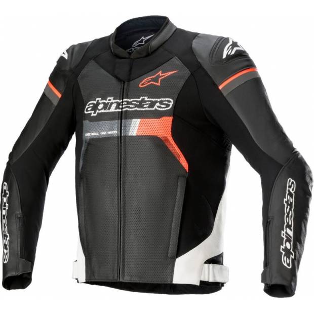 bunda GP FORCE AIRFLOW, ALPINESTARS (černá/bílá/červená fluo) 2025 M100-1023 ALPINESTARS