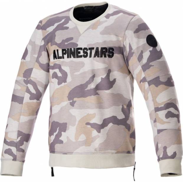 bunda LEGIT CREW FLEECE, ALPINESTARS (světle šedá camo) 2025 M100-1043 ALPINESTARS