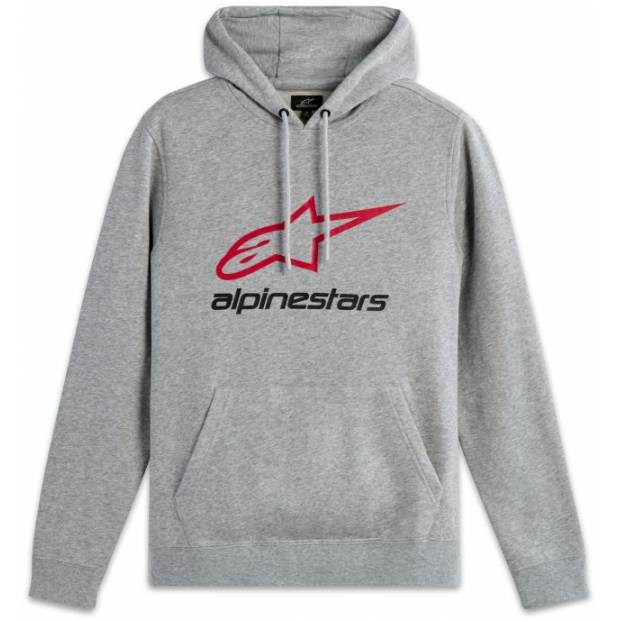 mikina ALWAYS 2.0, ALPINESTARS (šedá/červená/černá, vel. XL) M180-465-XL ALPINESTARS