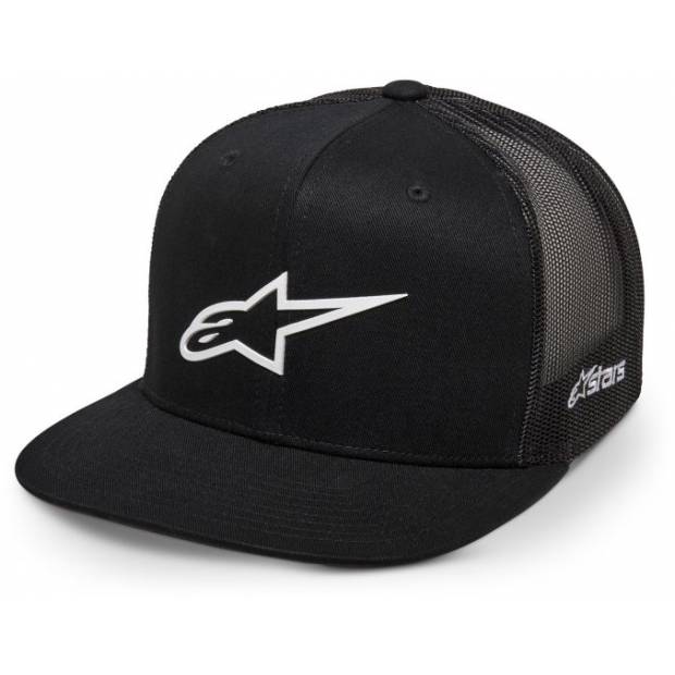 kšiltovka 3D AGELESS TRUCKER, ALPINESTARS (černá/bílá) M186-760 ALPINESTARS