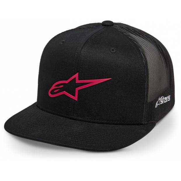 kšiltovka 3D AGELESS TRUCKER, ALPINESTARS (černá/červená) M186-761 ALPINESTARS