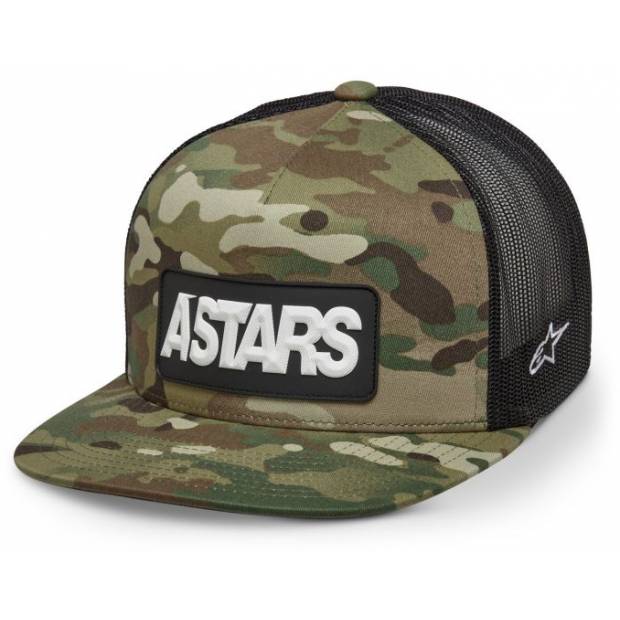 kšiltovka CACHE TRUCKER, ALPINESTARS (zelená/černá) M186-764 ALPINESTARS