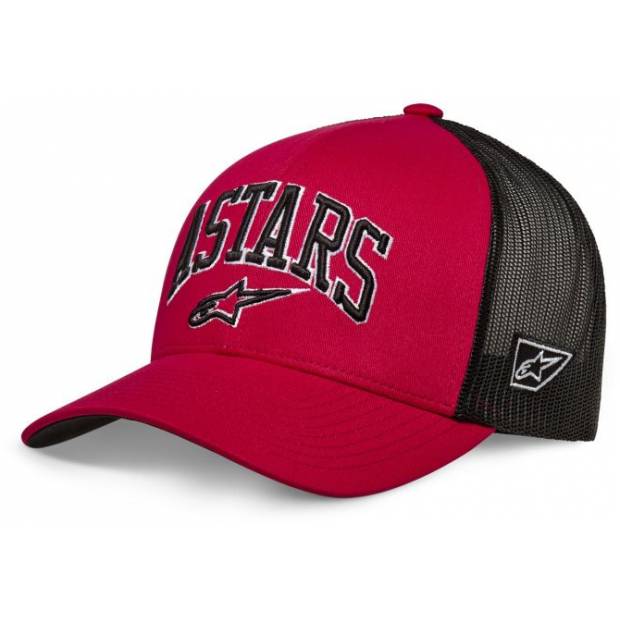 kšiltovka DUNKER TRUCKER, ALPINESTARS (červená/černá) M186-789 ALPINESTARS