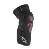 chrániče kolen BIONIC PRO PLASMA, ALPINESTARS (černá/červená/bílá, vel. L/XL) M160-555-LXL ALPINESTARS