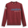 mikina EPISODE CREW FLEECE, ALPINESTARS (tmavě červená, vel. 2XL) M180-560-2XL ALPINESTARS