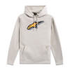 mikina QUICKNESS HOODIE, ALPINESTARS (bílá offwhite, vel. 2XL) M180-564-2XL ALPINESTARS