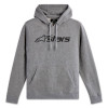 mikina BLAZE HOODIE 3, ALPINESTARS (šedá/černá, vel. 2XL) M180-580-2XL ALPINESTARS