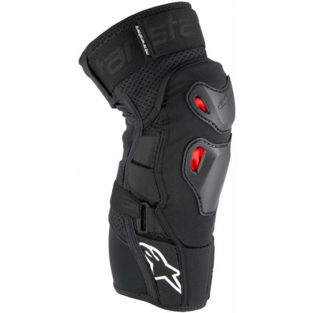 chrániče kolen BIONIC PRO PLASMA, ALPINESTARS (černá/červená/bílá) 2025 M160-555 ALPINESTARS