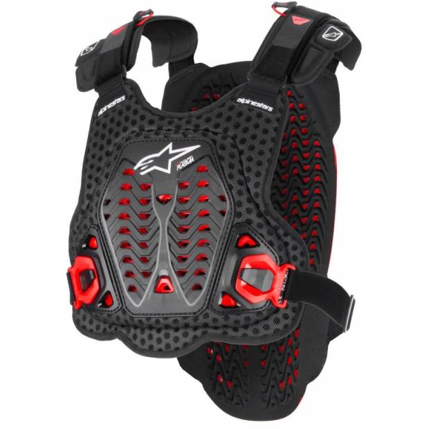 chránič hrudi A-5 PLASMA, ALPINESTARS (černá/červená/bílá) 2025 M160-558 ALPINESTARS