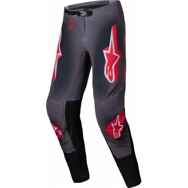 kalhoty SUPERTECH LIPAN, ALPINESTARS (kouřová červená, vel. 28) M171-0234-28 ALPINESTARS