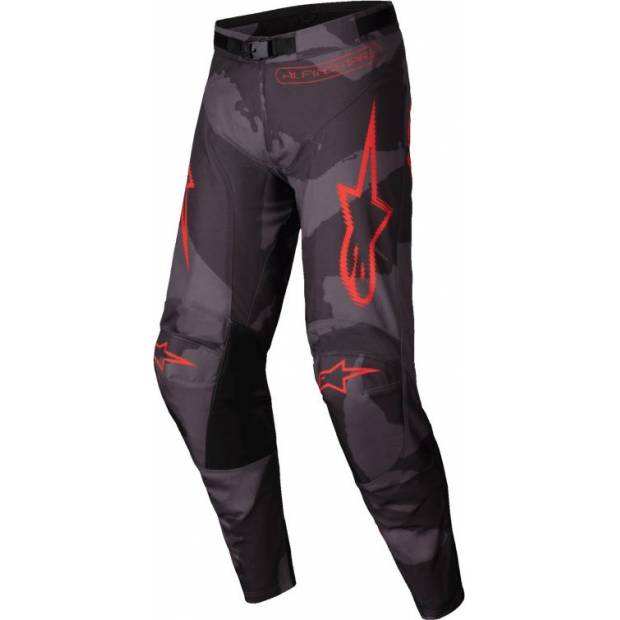 kalhoty RACER HOLLOW, ALPINESTARS (šedá camo/oranžová fluo, vel. 32) M171-0244-32 ALPINESTARS