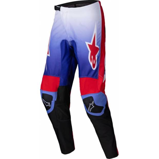 kalhoty FLUID WURX, ALPINESTARS (fialová/červená, vel. 38) M171-0245-38 ALPINESTARS