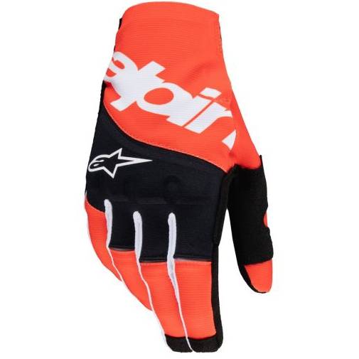 rukavice TECHSTAR, ALPINESTARS (černá/oranžová) 2025 M172-0221 ALPINESTARS