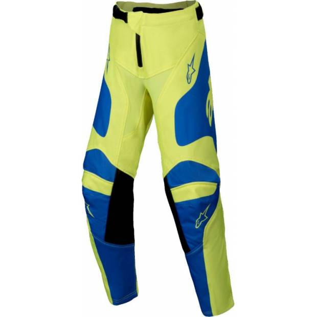 kalhoty RACER VEIL, ALPINESTARS, dětské (žlutá fluo/modrá, vel. 24) M174-0052-24 ALPINESTARS