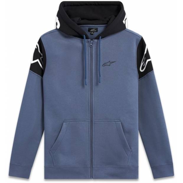 mikina VELOCITY HOODIE, ALPINESTARS (modrá/černá) M180-555 ALPINESTARS