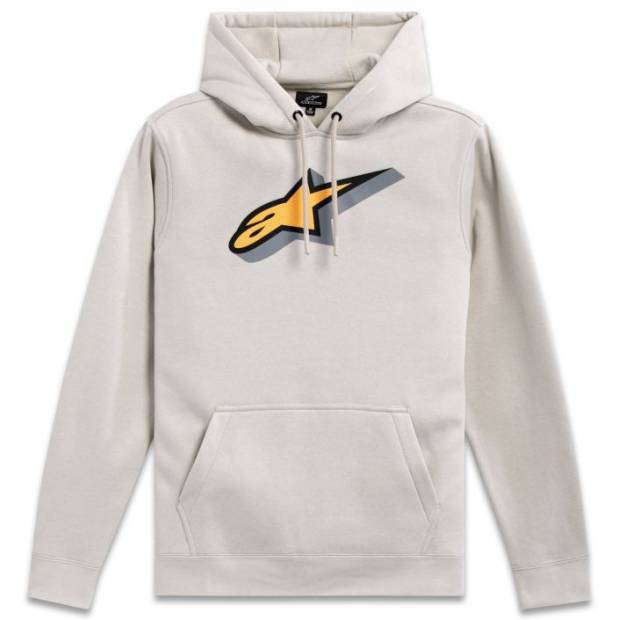 mikina QUICKNESS HOODIE, ALPINESTARS (bílá offwhite, vel. 2XL) M180-564-2XL ALPINESTARS