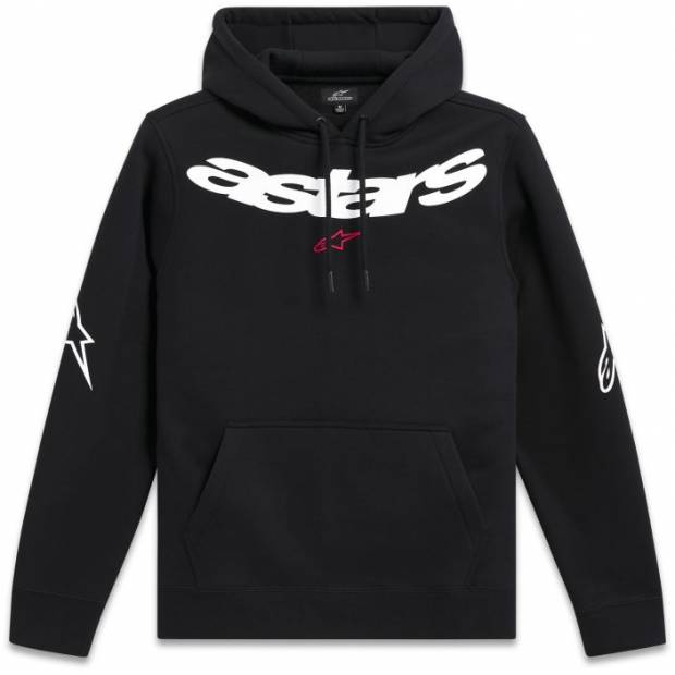 mikina ELLIPTIC HOODIE, ALPINESTARS (černá, vel. XL) M180-565-XL ALPINESTARS