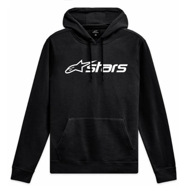 mikina BLAZE HOODIE 3, ALPINESTARS (černá/bílá) M180-579 ALPINESTARS