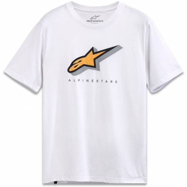 triko QUICKER CSF, ALPINESTARS (bílá, vel. XL) M182-1059-XL ALPINESTARS