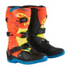 boty TECH 3S YOUTH, ALPINESTARS, dětské (oranžová fluo/modrá/žlutá fluo/černá, vel. 34) M132-30-34 ALPINESTARS