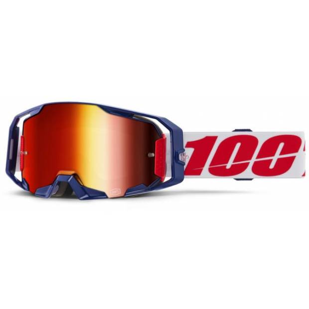 ARMATIC 100% brýle MACH Z, červené plexi M150-1058 100%