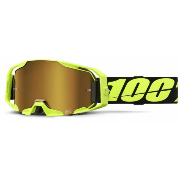 ARMATIC 100% brýle Neon Yellow, zlaté true plexi M150-1062 100%